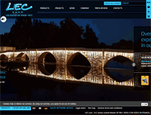 Tablet Screenshot of lec-lyon.com